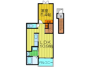 オーセンティックⅢの物件間取画像